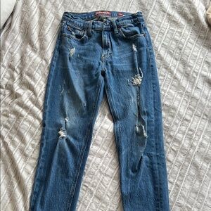 Lucky Brand Women’s Distressed Blue Jeans